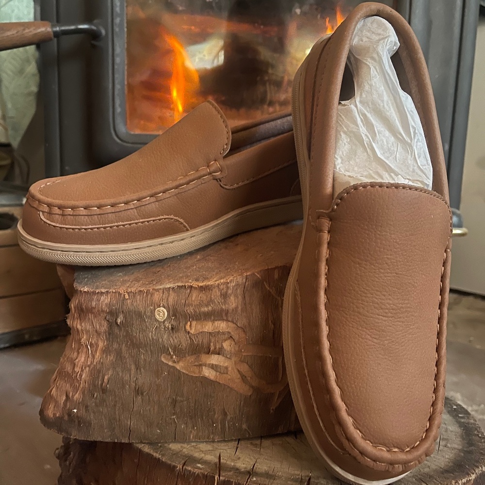 Moccasin Slippers, MySlippers MyPillow Mens New in box